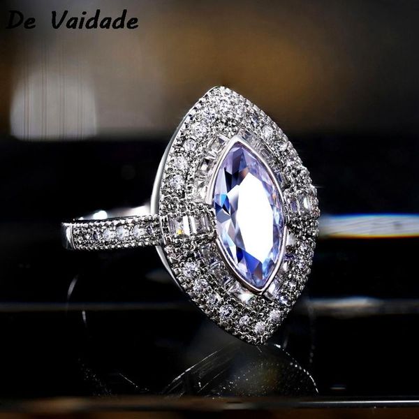 jewelry classic micro inlaid zircon horse eye shaped women's wedding ring proposal engagement rings, Slivery;golden
jewelry classic micro inlaid zircon horse eye shaped women's wedding ring proposal engagement rings, Slivery;golden