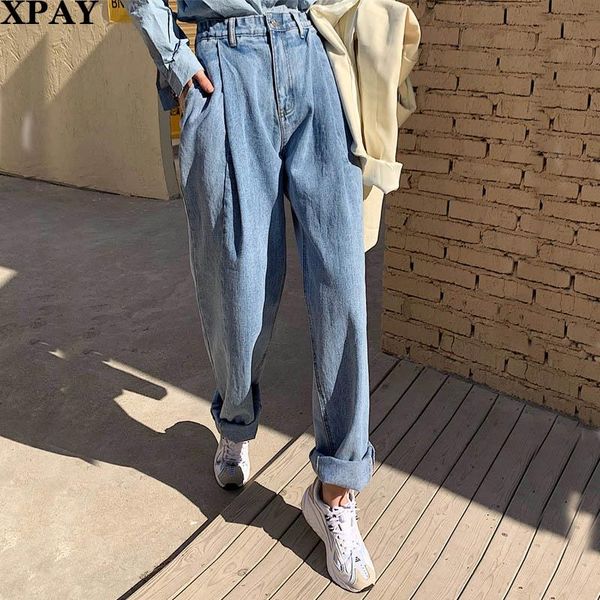 women's jeans streetwear irregular pantalon femme 2021 summer high waist denim for women loose harem korean pants japanese, Blue
women's jeans streetwear irregular pantalon femme 2021 summer high waist denim for women loose harem korean pants japanese, Blue