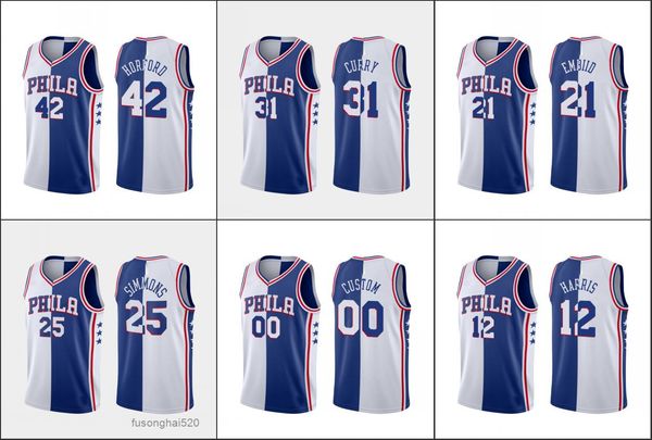 printed custom philadelphia76ersmen joel embiid ben simmons seth curry al horford tobias harris custom blue white jersey, Black
printed custom philadelphia76ersmen joel embiid ben simmons seth curry al horford tobias harris custom blue white jersey, Black