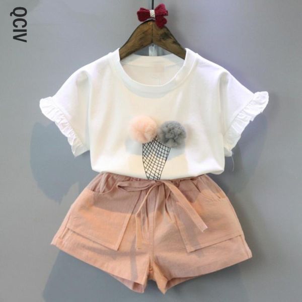 girls clothing sets summer cotton vest two-piece sleeveless children casual fashion toddler clothes suit pants, White
girls clothing sets summer cotton vest two-piece sleeveless children casual fashion toddler clothes suit pants, White