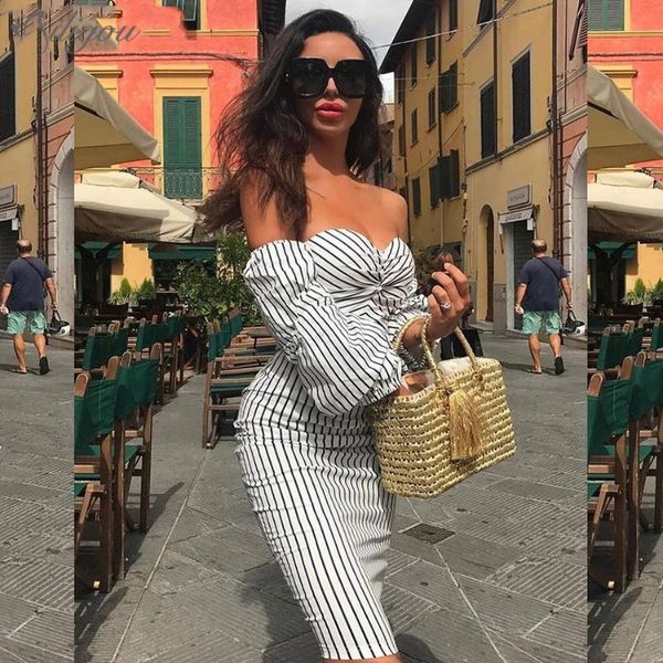 ailigou 2021 women's dress strapless striped bodycon backless elegant party casual dresses, Black;gray
ailigou 2021 women's dress strapless striped bodycon backless elegant party casual dresses, Black;gray