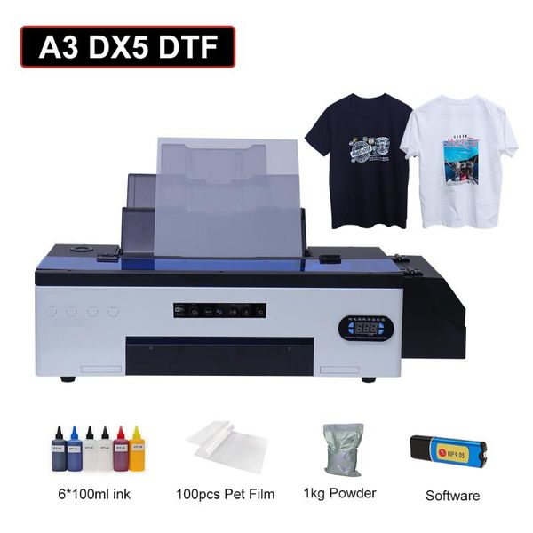 printers fast speed dtf printer a3 t-shirt printing machine for impressora dx5 heat transfer pet film direct print
printers fast speed dtf printer a3 t-shirt printing machine for impressora dx5 heat transfer pet film direct print