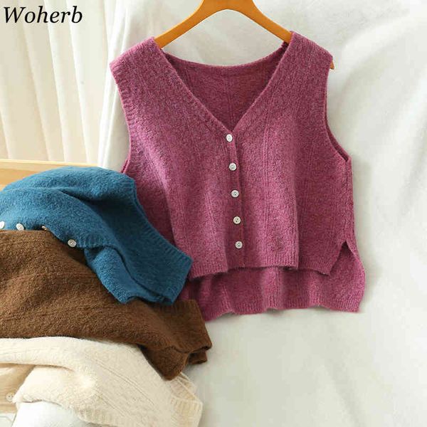 solid loose sweater spring autumn women's knitted sleeveless cardigan vests winter outerwear korean style jumper gilet 210422, White;black
solid loose sweater spring autumn women's knitted sleeveless cardigan vests winter outerwear korean style jumper gilet 210422, White;black