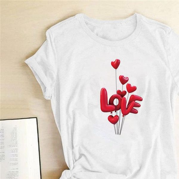heart love women balloon print t shirt o neck short sleeve cotton printed for ladies girls tee femme, White
heart love women balloon print t shirt o neck short sleeve cotton printed for ladies girls tee femme, White