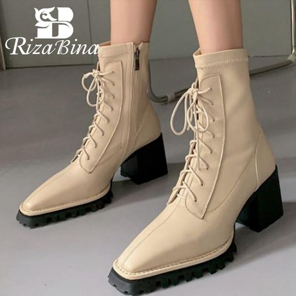 boots rizabina ankle for women shoes thick high heels cool short boot ins style fashion winter ladies footwear size 34-39, Black
boots rizabina ankle for women shoes thick high heels cool short boot ins style fashion winter ladies footwear size 34-39, Black