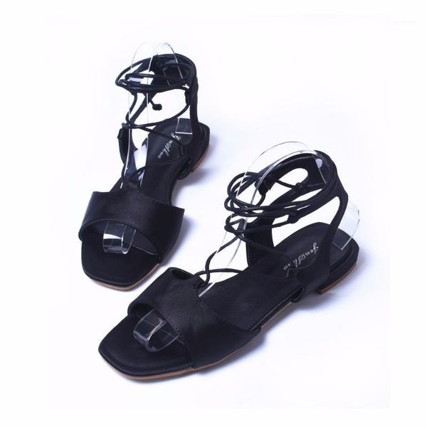 sandals genshuo gladiator women black flat sandal summer women's shoes lace up ankle wrap ladies beach zapatos de mujer1
sandals genshuo gladiator women black flat sandal summer women's shoes lace up ankle wrap ladies beach zapatos de mujer1