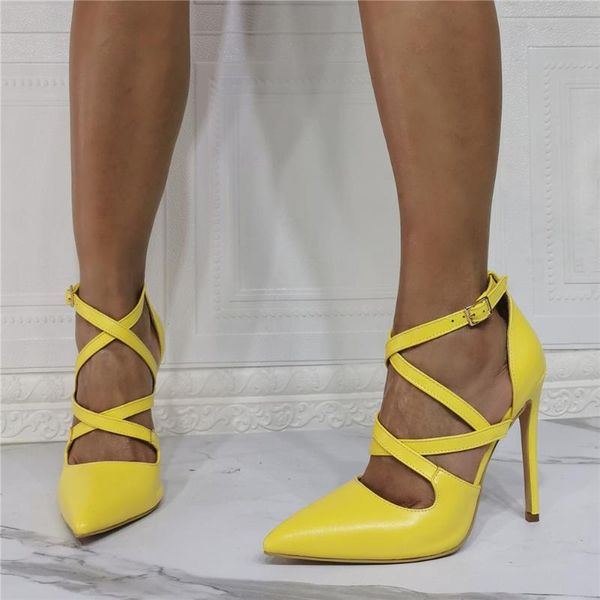 dress shoes brand design great quality pointed toe cross strap yellow party trendy ladies big size 47 woman sandals, Black
dress shoes brand design great quality pointed toe cross strap yellow party trendy ladies big size 47 woman sandals, Black