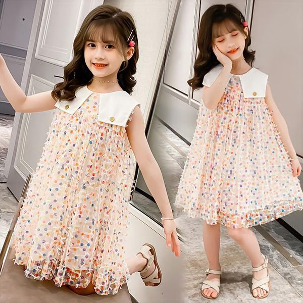 summer girls childrens clothing girl dresses colorful gauze princess lapel teenagers 4 5 7 9 11 13, Red;yellow 
summer girls childrens clothing girl dresses colorful gauze princess lapel teenagers 4 5 7 9 11 13, Red;yellow