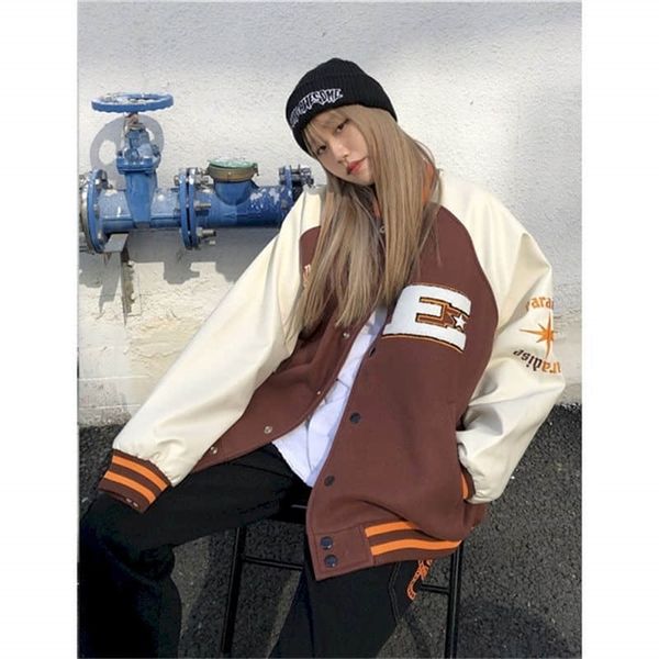 2022ss bomber woman jacket hip hop furry bone patchwork color block jackets mens harajuku streetwear men baseball coats 220217, Black;brown
2022ss bomber woman jacket hip hop furry bone patchwork color block jackets mens harajuku streetwear men baseball coats 220217, Black;brown