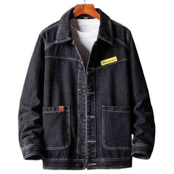 designerdesignermen's jackets autumn denim jacket coat men jeans mens bomber hip hop man vintage loose fit streetwear chaqueta hombre s, Black;brown
designerdesignermen's jackets autumn denim jacket coat men jeans mens bomber hip hop man vintage loose fit streetwear chaqueta hombre s, Black;brown