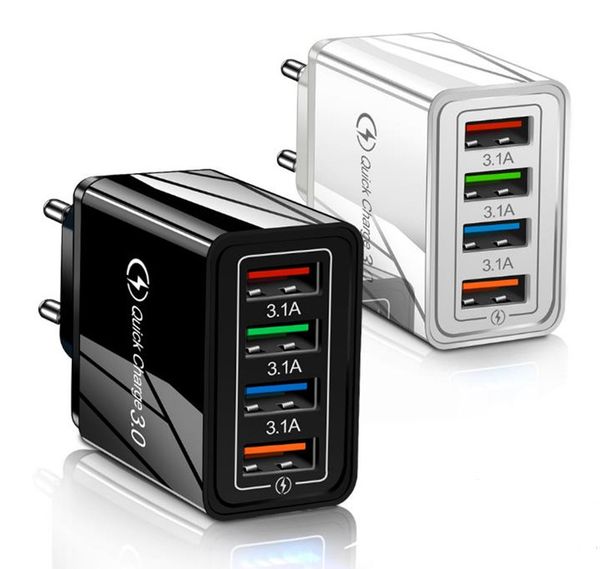 3.1a fast power adapter usb charger 4usb ports adaptive wall qc3.0 quick charging travel universal eu us plug opp pack
3.1a fast power adapter usb charger 4usb ports adaptive wall qc3.0 quick charging travel universal eu us plug opp pack