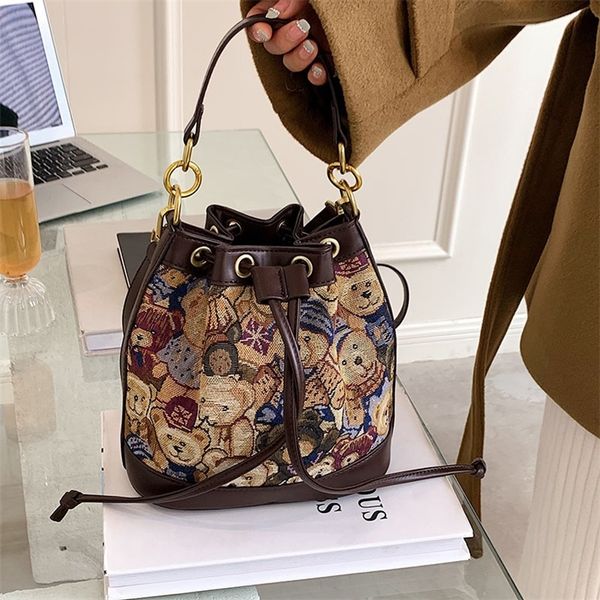 76% off new cute puppet bear printed shoulder trend embroidered fashion messenger women's bag
76% off new cute puppet bear printed shoulder trend embroidered fashion messenger women's bag
