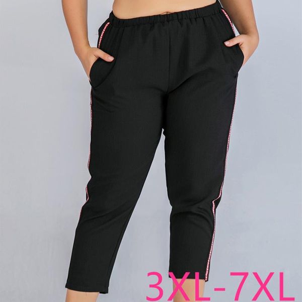 plus size pants 2021 summer women for slim casual elastic waist thin stripe long trousers gray black 3xl 4xl 5xl 6xl 7xl
plus size pants 2021 summer women for slim casual elastic waist thin stripe long trousers gray black 3xl 4xl 5xl 6xl 7xl