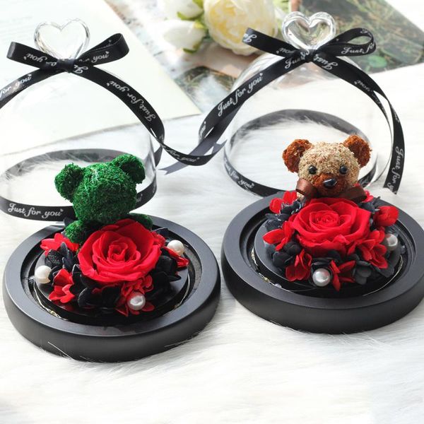decorative flowers & wreaths teddy bear rose carnation flower decor in a glass dome for mother day gift wedding valentines birthday
decorative flowers & wreaths teddy bear rose carnation flower decor in a glass dome for mother day gift wedding valentines birthday