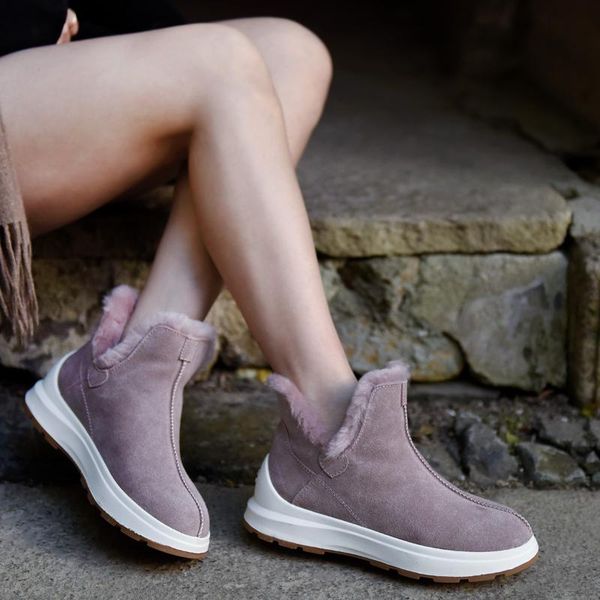 boots artmu genuine leather winter pink fashion snow platform ankle warm plush slip on short women, Black
boots artmu genuine leather winter pink fashion snow platform ankle warm plush slip on short women, Black