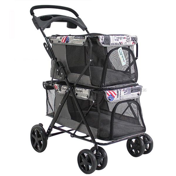 dog car seat covers portable folding double-layer pet stroller for 2 dogs with large space four-wheeled double strollers sale outdoor travel
dog car seat covers portable folding double-layer pet stroller for 2 dogs with large space four-wheeled double strollers sale outdoor travel
