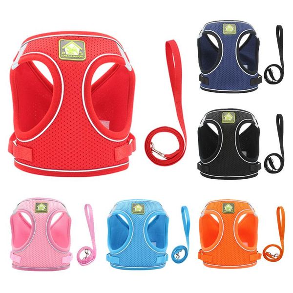 cat collars & leads reflective harness leash set adjustable leashes vest for puppy cats walking breathable mesh chest strap pet product
cat collars & leads reflective harness leash set adjustable leashes vest for puppy cats walking breathable mesh chest strap pet product