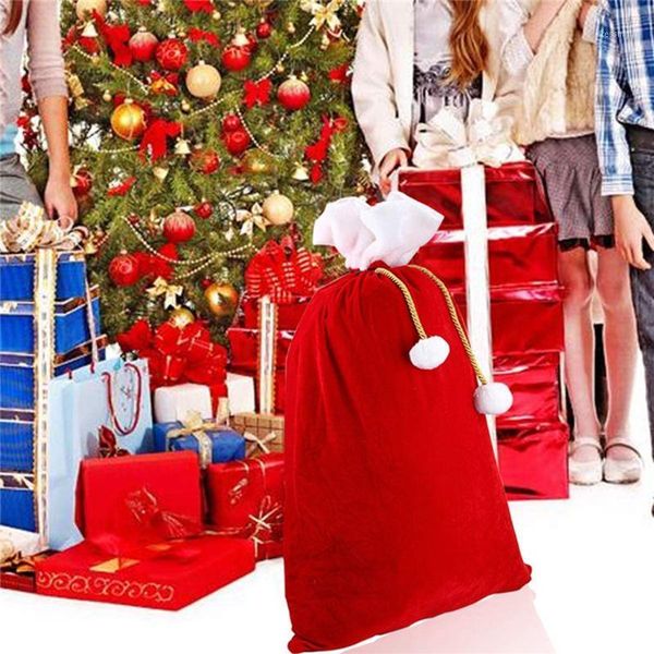 christmas decorations 100x70 cm large size red santa claus gift bags velvet drawstring sack classic bag decor
christmas decorations 100x70 cm large size red santa claus gift bags velvet drawstring sack classic bag decor