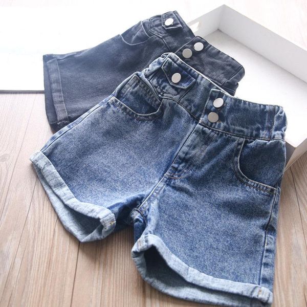summer girls denim shorts kids wear wholesale, Black 
summer girls denim shorts kids wear wholesale, Black