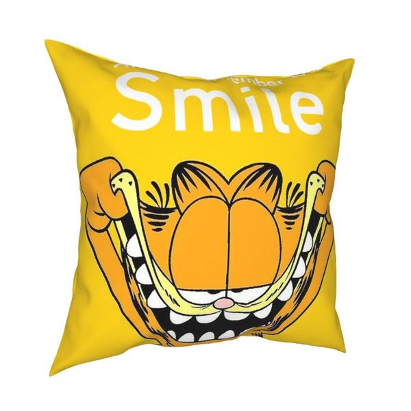 garfield always remember to smile pillow case decoration cushions throw for home polyester double-sided printing vintage cushion/decorative
garfield always remember to smile pillow case decoration cushions throw for home polyester double-sided printing vintage cushion/decorative