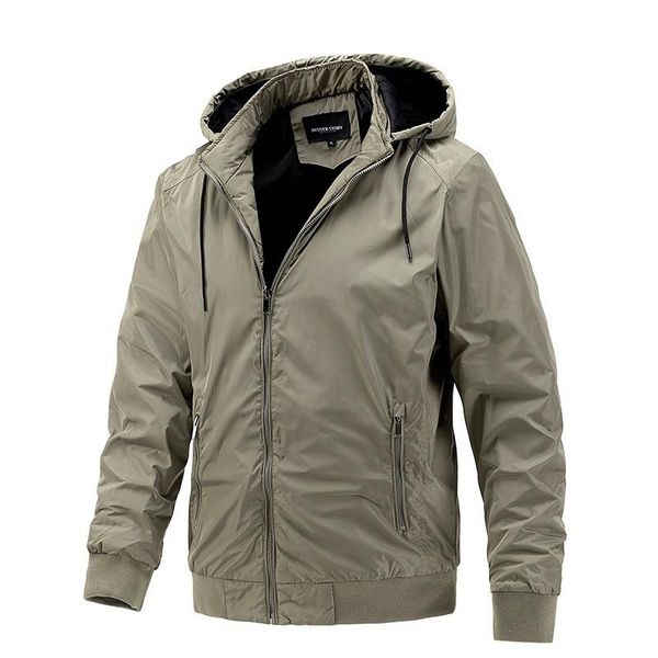 men's jackets 2021 european and american trend spring autumn detachable hooded jacket casual sports thin cotton, Black;brown
men's jackets 2021 european and american trend spring autumn detachable hooded jacket casual sports thin cotton, Black;brown