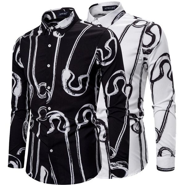 fashion express 2021 spring and autumn foreign trade men's wear european american nightclub pin printing elastic long sl casual shirts, White;black
fashion express 2021 spring and autumn foreign trade men's wear european american nightclub pin printing elastic long sl casual shirts, White;black