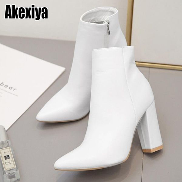 boots 2021 ladies ankle thick heels pointed toe winter women bc1959, Black 
boots 2021 ladies ankle thick heels pointed toe winter women bc1959, Black