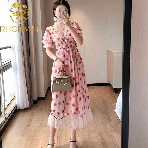 v-neck belt strawberry stamping short sleeve party mid-length dress net yarn summer women's clothing 210719, White;black
v-neck belt strawberry stamping short sleeve party mid-length dress net yarn summer women's clothing 210719, White;black