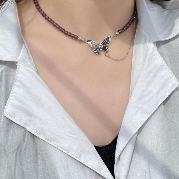 chokers vintage fashion white purple clear crystal chain femme trendy geometric butterfly charm necklaces for women jewelry, Golden;silver
chokers vintage fashion white purple clear crystal chain femme trendy geometric butterfly charm necklaces for women jewelry, Golden;silver