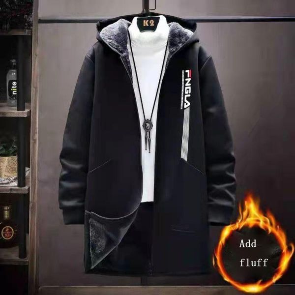 men's trench coats japanese autumn and winter mid-length plus velvet windbreaker fashion printing college style handsome jacket, Tan;black
men's trench coats japanese autumn and winter mid-length plus velvet windbreaker fashion printing college style handsome jacket, Tan;black