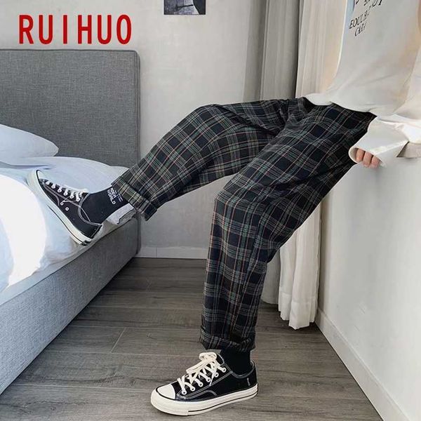 ruihuo plaid harem pants men trousers joggers casual pants men sweatpants ankle-length hip hop streetwear cotton m-3xl 210616, Black
ruihuo plaid harem pants men trousers joggers casual pants men sweatpants ankle-length hip hop streetwear cotton m-3xl 210616, Black