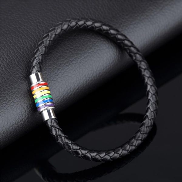 wholesale price simple casual stainless steel cowhide black color braided rope bracelet fashion trendy jewelry gfit for men link, chain
wholesale price simple casual stainless steel cowhide black color braided rope bracelet fashion trendy jewelry gfit for men link, chain