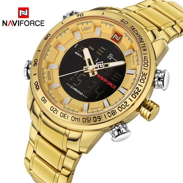 wristwatches naviforce men watch brands mens digital led sport wristwatch men's quartz dual display waterproof watches relogio masculin, Slivery;brown
wristwatches naviforce men watch brands mens digital led sport wristwatch men's quartz dual display waterproof watches relogio masculin, Slivery;brown