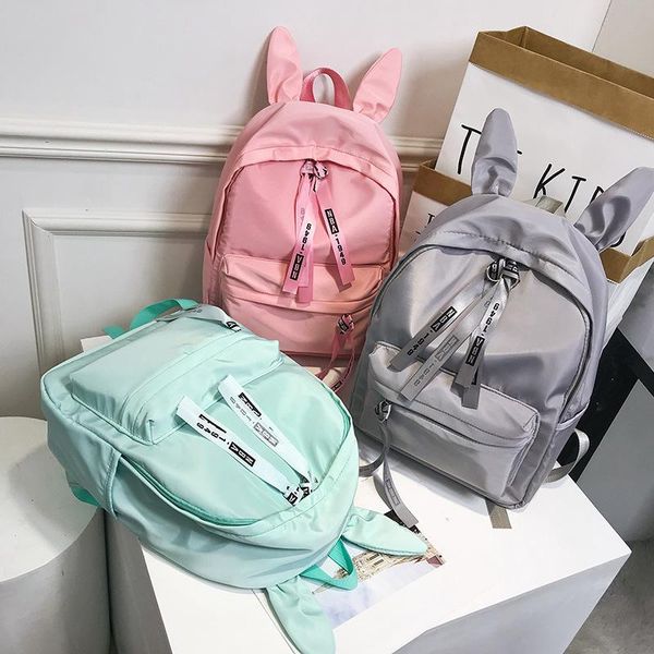 backpack girl heart ears female 2021 harajuku canvas student bag fabric travel outdoor 
backpack girl heart ears female 2021 harajuku canvas student bag fabric travel outdoor