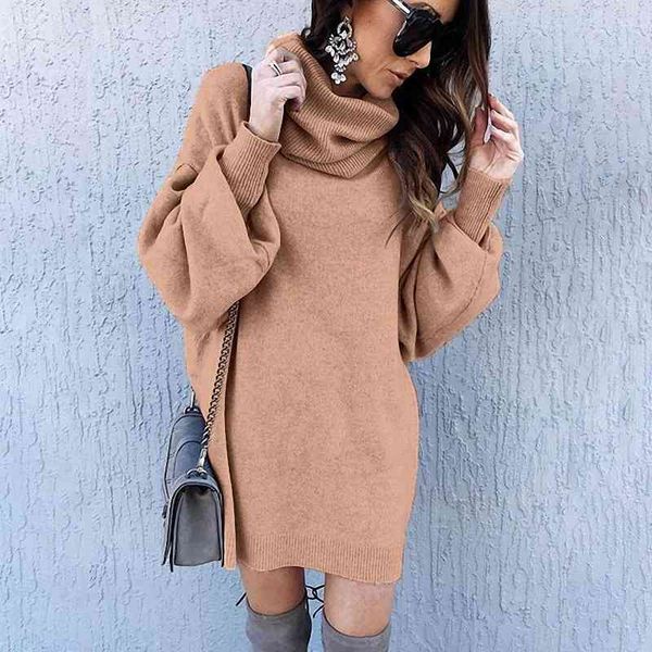 women warm sweater autumn winter dress pullovers bodycon knitted turtleneck solid mini dresses long sleeve casual femme vestidos 210603, White;black
women warm sweater autumn winter dress pullovers bodycon knitted turtleneck solid mini dresses long sleeve casual femme vestidos 210603, White;black