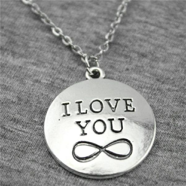 pendant necklaces 1 piece jewelry necklace for women 2 colors silver color bronze 28x24mm i love you infinity pendants female
pendant necklaces 1 piece jewelry necklace for women 2 colors silver color bronze 28x24mm i love you infinity pendants female