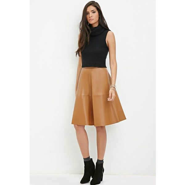 customize women's elegant a-line faux leather knee length skirt girls casual plus size black wine red khaki skirts saias lapis
customize women's elegant a-line faux leather knee length skirt girls casual plus size black wine red khaki skirts saias lapis