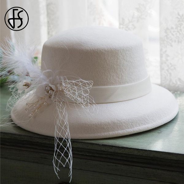 stingy brim hats fs hepburn wool felt dome basin fedora for women cloche hat fedoras bowler cap beaded feather flower veil, Blue;gray
stingy brim hats fs hepburn wool felt dome basin fedora for women cloche hat fedoras bowler cap beaded feather flower veil, Blue;gray
