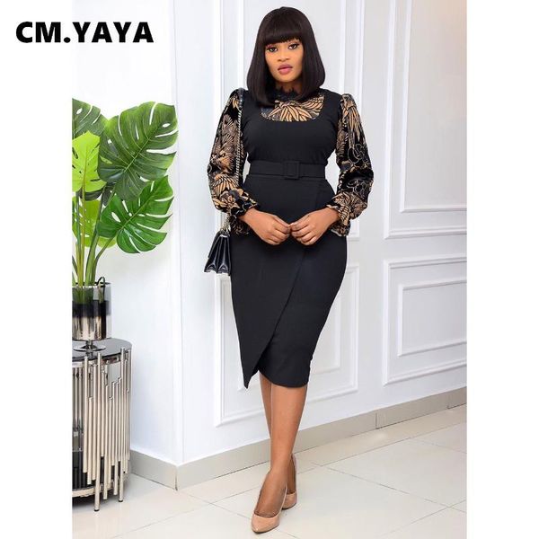 casual dresses cm.yaya autumn winter women print long sleeve lantern dress sashes stand office lady pencil, Black;gray
casual dresses cm.yaya autumn winter women print long sleeve lantern dress sashes stand office lady pencil, Black;gray