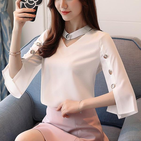 women's blouses & shirts 2021the fashion pure white loose sleeves women v-neck summer ladies
women's blouses & shirts 2021the fashion pure white loose sleeves women v-neck summer ladies