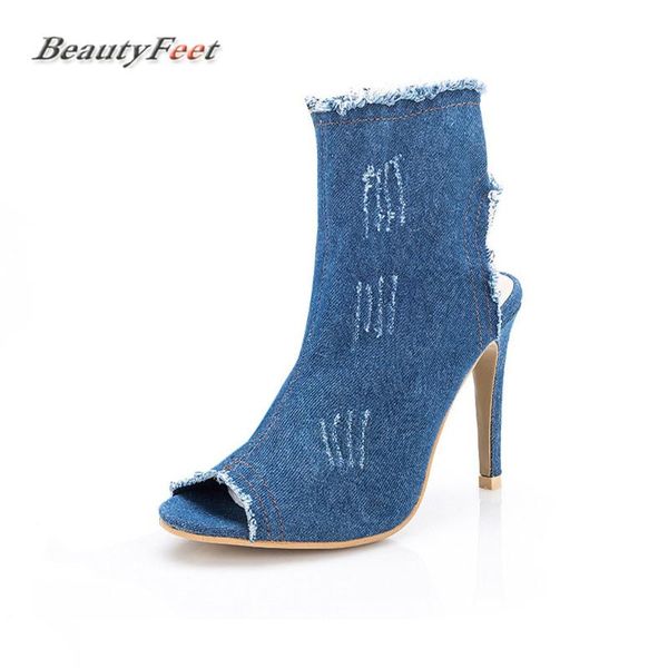 summer fish mouth cool sandals women sheos female denim super thin high heels ladies shoes woman chaussure femme, Black
summer fish mouth cool sandals women sheos female denim super thin high heels ladies shoes woman chaussure femme, Black