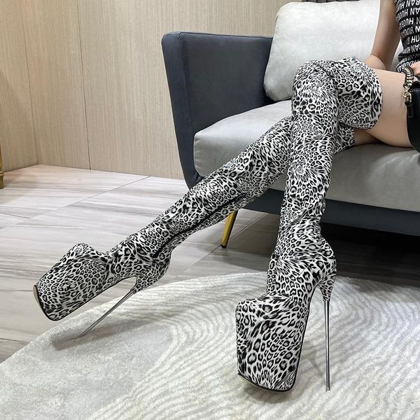 boots over the knee women 22cm thin high heels shoes ladies long female leopard pumps steel pipe dance botas de mujer, Black
boots over the knee women 22cm thin high heels shoes ladies long female leopard pumps steel pipe dance botas de mujer, Black