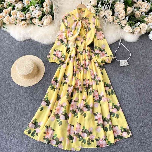 spring fashion runway long maxi dress women lantern sleeve bow collar flower yellow/blue printted chiffon big swing 210525, Black;gray
spring fashion runway long maxi dress women lantern sleeve bow collar flower yellow/blue printted chiffon big swing 210525, Black;gray