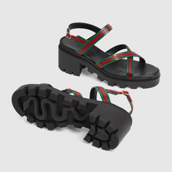 2021 designer's latest thick soled high-heeled women's sandals, the leather material is exquisite, craft gives you a different fee, Black
2021 designer's latest thick soled high-heeled women's sandals, the leather material is exquisite, craft gives you a different fee, Black