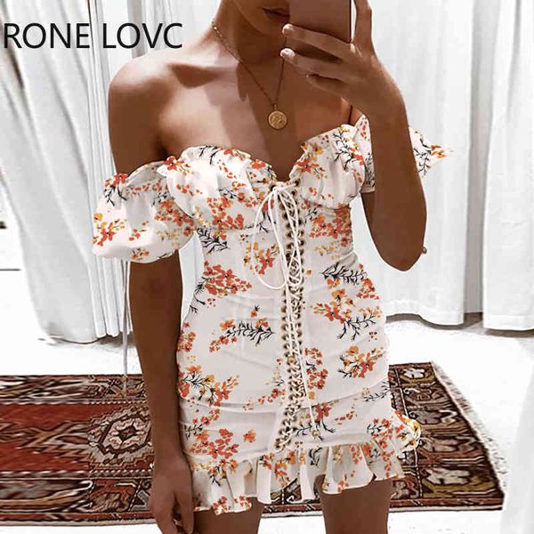 women strapless floral print off shoulder eyelet lace-up ruffles mini sxey dress elegant dress x0521, Black;gray
women strapless floral print off shoulder eyelet lace-up ruffles mini sxey dress elegant dress x0521, Black;gray