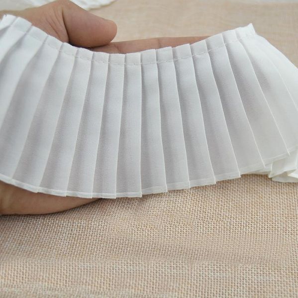 ribbon pleated lace trim 3 meters white ruffled crumple chiffon fabric cuff collar dress skirt clothing materials 11-23cm width l23c1, Pink;blue
ribbon pleated lace trim 3 meters white ruffled crumple chiffon fabric cuff collar dress skirt clothing materials 11-23cm width l23c1, Pink;blue