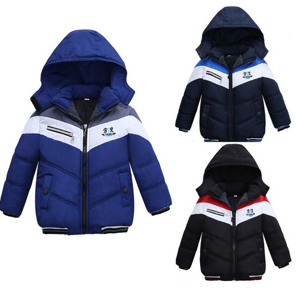 jackets 2021 toddler kids baby boys girls winter stripe jacket zipper hooded windproof coat fashion stitching printing warm artifact, Blue;gray
jackets 2021 toddler kids baby boys girls winter stripe jacket zipper hooded windproof coat fashion stitching printing warm artifact, Blue;gray