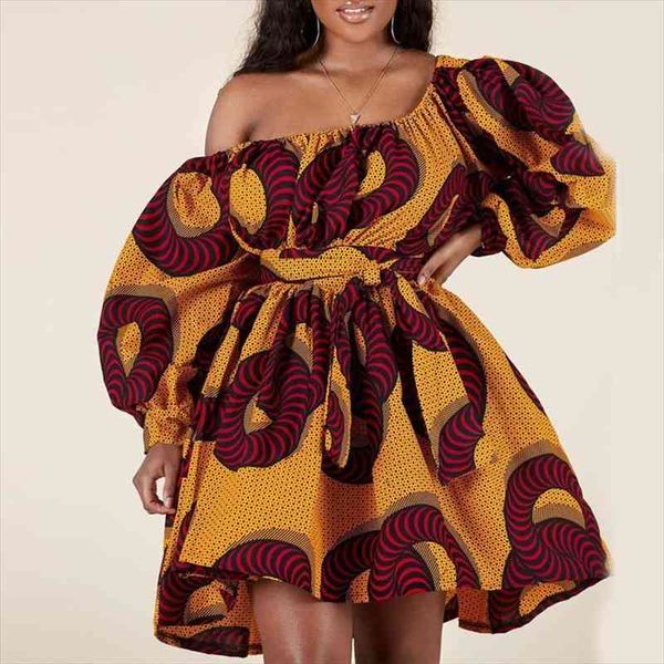 african dresses women off shoulder mini dress dashiki tribal print africa lady dress robe clothes africaine femme vestidos, Black;gray
african dresses women off shoulder mini dress dashiki tribal print africa lady dress robe clothes africaine femme vestidos, Black;gray