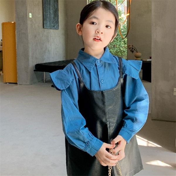Girls Suits Blouse + Dress Sets Kids 2022 PU Spring Autumn Teenagers Tracksuits Formal Outfits Sport Children Clothing Sets, Five pairs
Girls Suits Blouse + Dress Sets Kids 2022 PU Spring Autumn Teenagers Tracksuits Formal Outfits Sport Children Clothing Sets, Five pairs