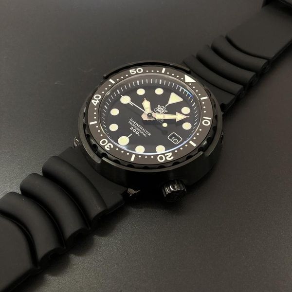 steel diver watch 300m water resistant sport ceramics bezel sapphire glass black tuna automatic mechanical wristwatches, Slivery;brown
steel diver watch 300m water resistant sport ceramics bezel sapphire glass black tuna automatic mechanical wristwatches, Slivery;brown